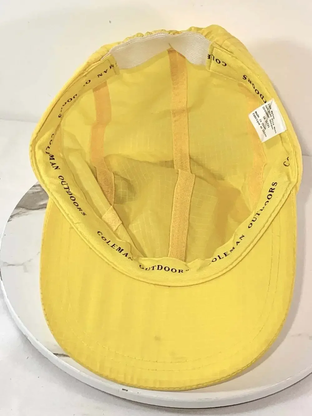 Coleman Outdoors Yellow Nylon Cap